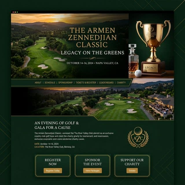 Armen Z Legacy Foundation - Event + Sponsorship Site Case Study by Last Call Collective | Bar and Restaurant Marketing Agency